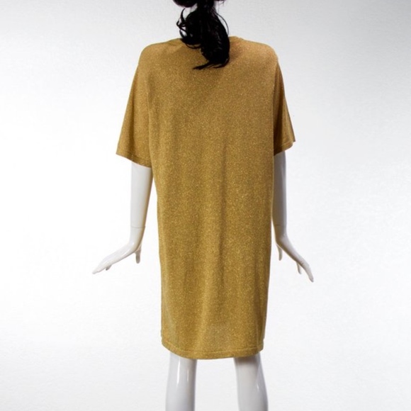 1980s Bechamel Casual Gold Shirt - Dress - Retro - Picture 2 of 5